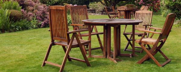 mobilier de jardin en teck massif